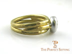 bezel setting with tapered shank