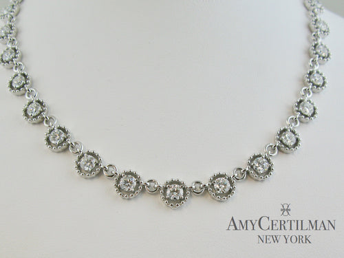 Diamond necklace custom amy certilman