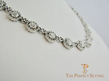 Load image into Gallery viewer, Diamond Eternity Link Necklace