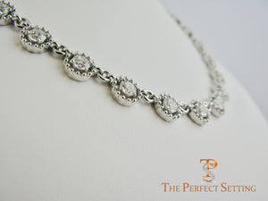 Diamond Eternity Link Necklace