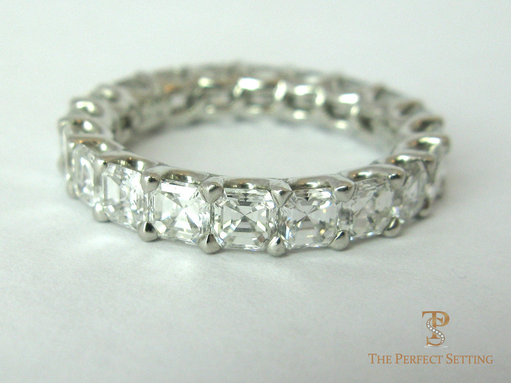 Asscher Cut Diamond Eternity Band
