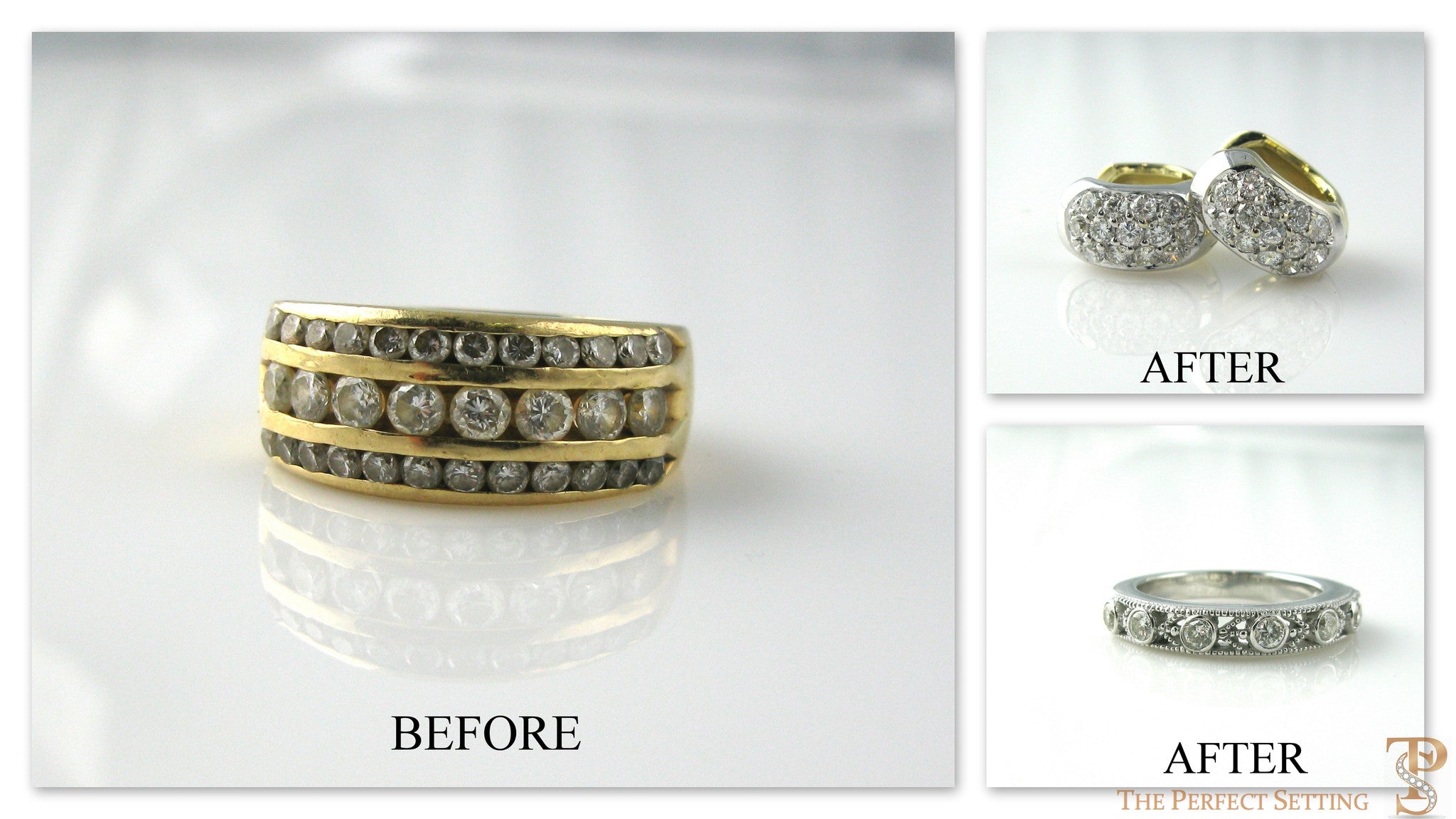 Resetting of unworn wedding ring