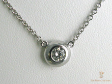 Load image into Gallery viewer, Diamond Necklace with Bezel-Setting
