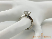 Load image into Gallery viewer, 6 Prong Diamond Engagement Ring Razor Edge Setting