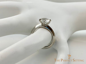 6 Prong Diamond Engagement Ring Razor Edge Setting