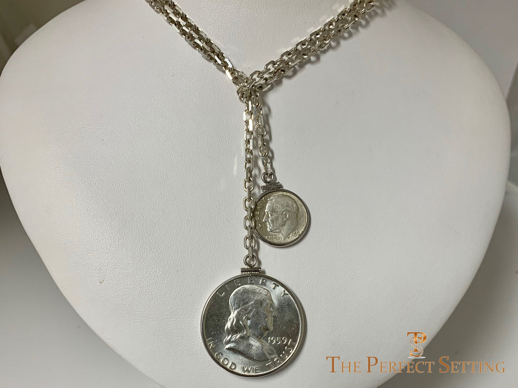 Coin Necklace for 60th Birthday 
