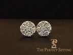 Diamond Cluster Earrings