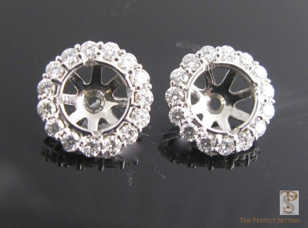 Diamond earring jackets