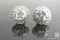 Diamond Earring Jackets with Diamond Studs