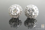 Diamond Earring Jackets with Diamond Studs