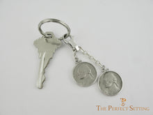 Load image into Gallery viewer, Double Nickels Key Ring 