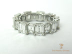 Emerald Cut Diamond Eternity Band