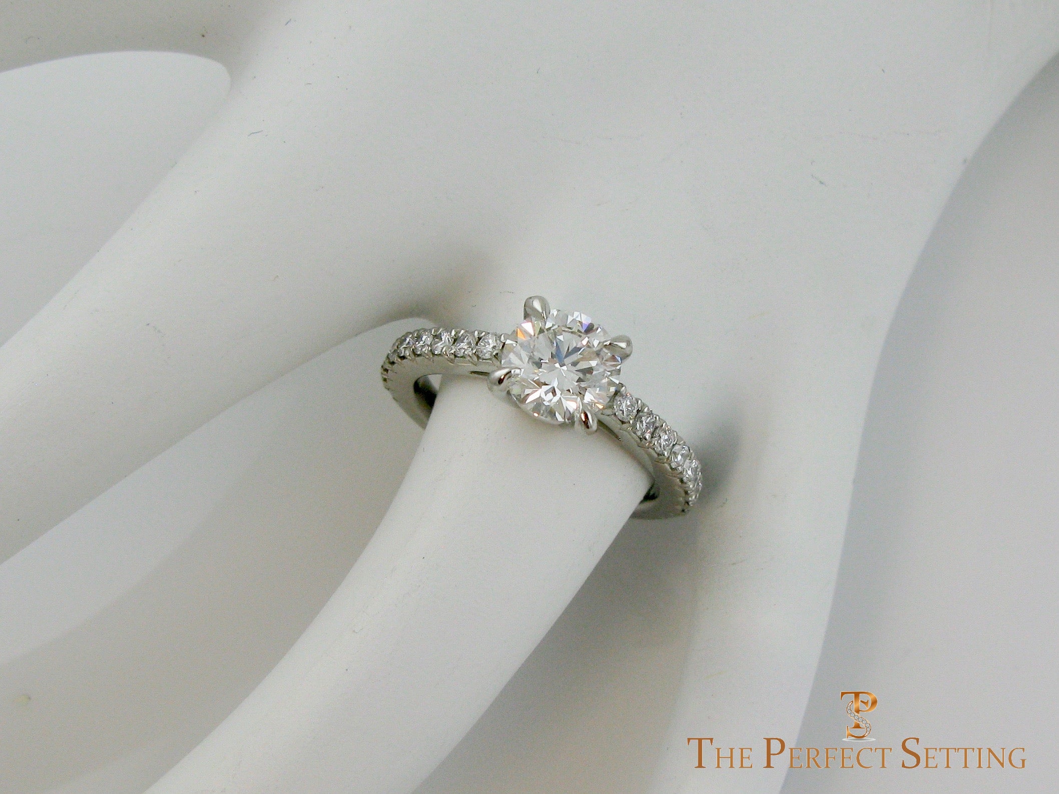 Lab Diamond Engagement Ring Diamond Band