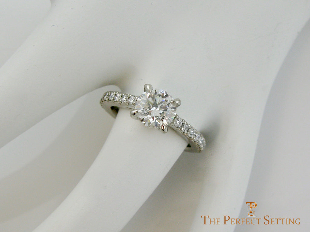 Lab Diamond Engagement Ring Diamond Band
