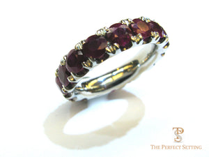 Natural Ruby Eternity Band