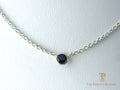Simple Sapphire Necklace
