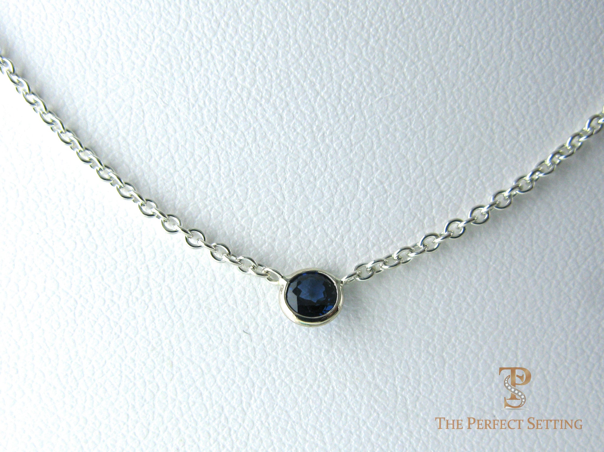 Simple Sapphire Necklace