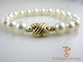 Pearl Bracelet Gold Clasp