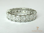 Radiant Cut Diamond Eternity Band 5ctw