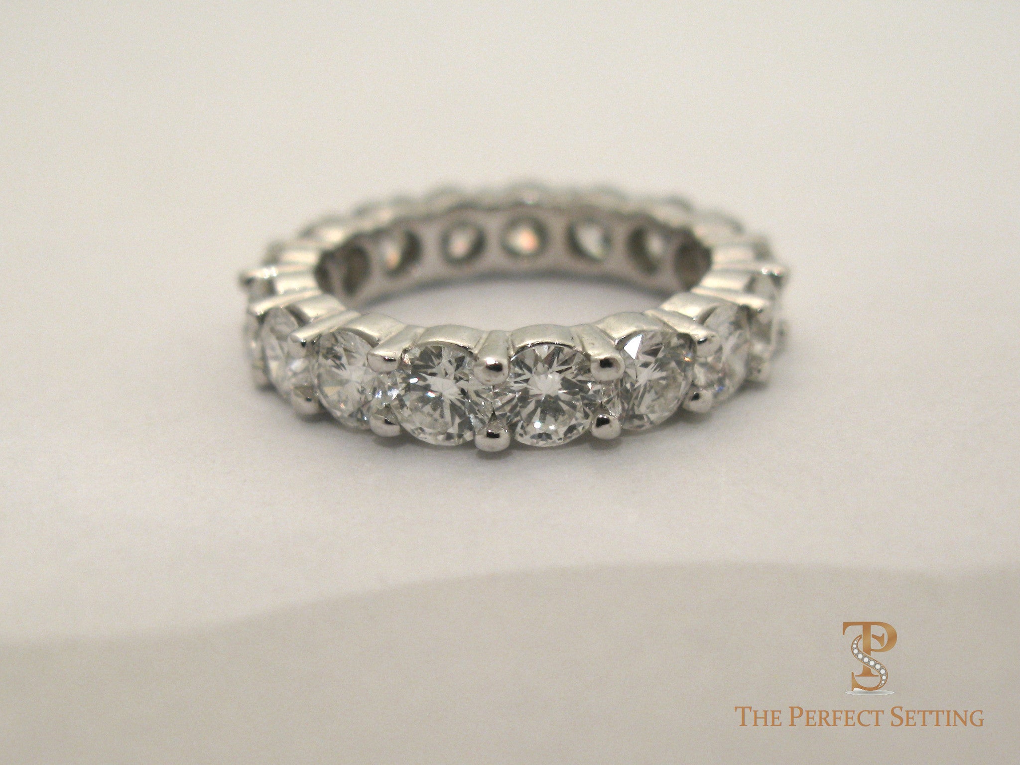 Round Brilliant Diamond Eternity Band