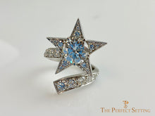 Load image into Gallery viewer, Super Star Channel Comet Custom Diamond Ring 