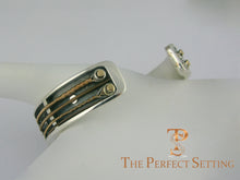 Load image into Gallery viewer, Guitar String Sterling Cuff Bracelet Jewelry