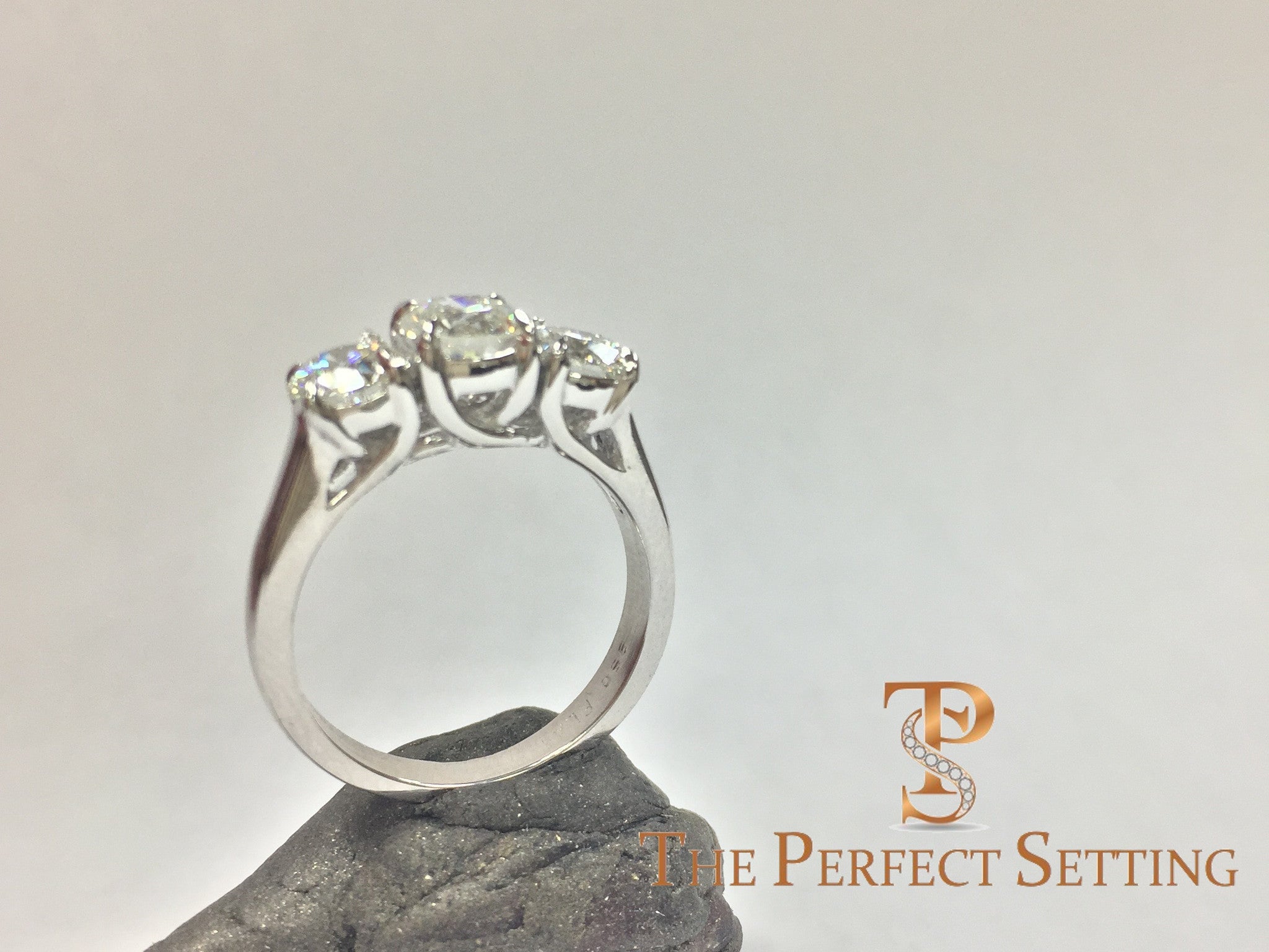 5 Stone Trellis Diamond Right Hand Ring | 2315 | Right hand rings,  Memorable jewelry, White diamond rings
