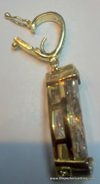 Yellow Marquise Diamond Gold setting enhancer